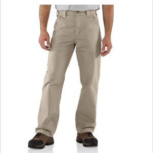 Carhartt loose original fit canvas work dungaree pants  35x30 NWT